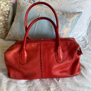 Valerei Stevens Red Leather Pocket Book